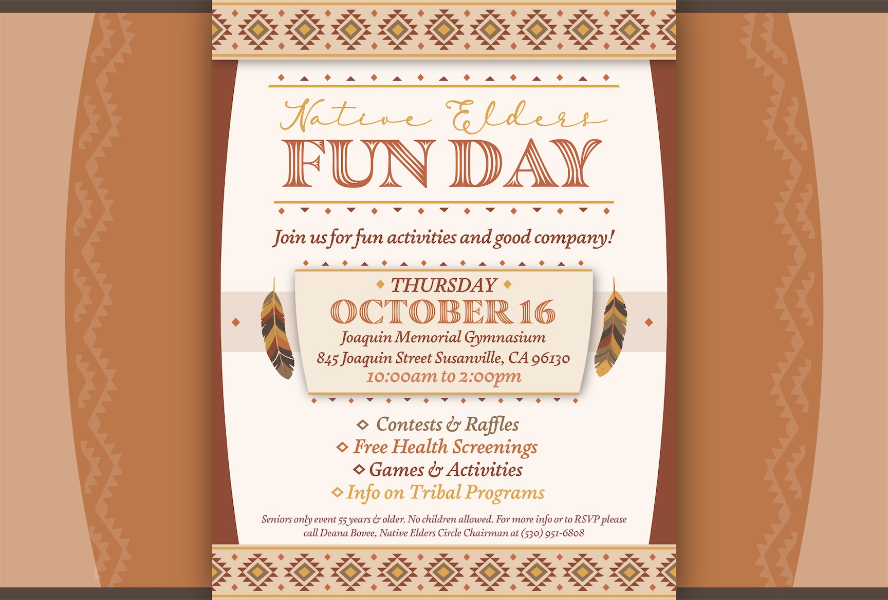 Native Elders Fun Day Flyer