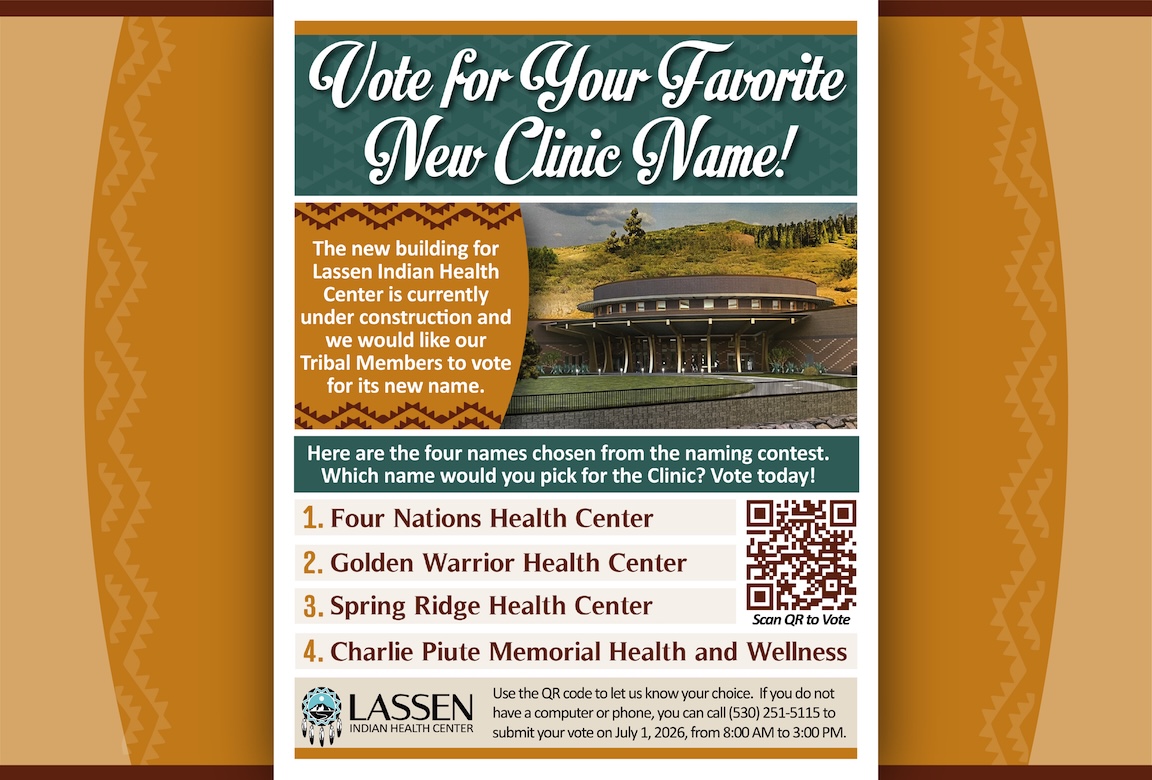 Vote for New Clinic Name Flyer