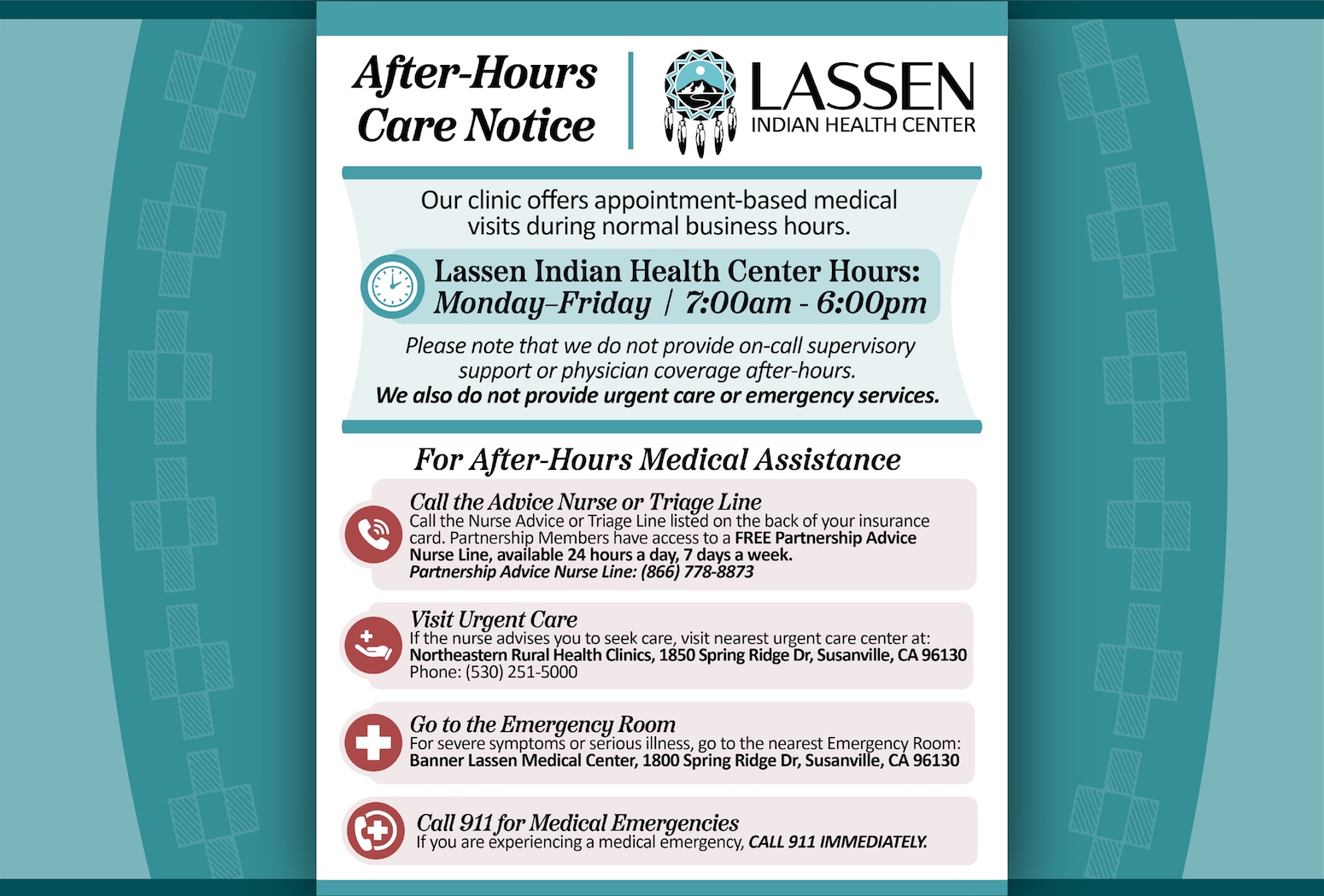 After Hours Car Flyer